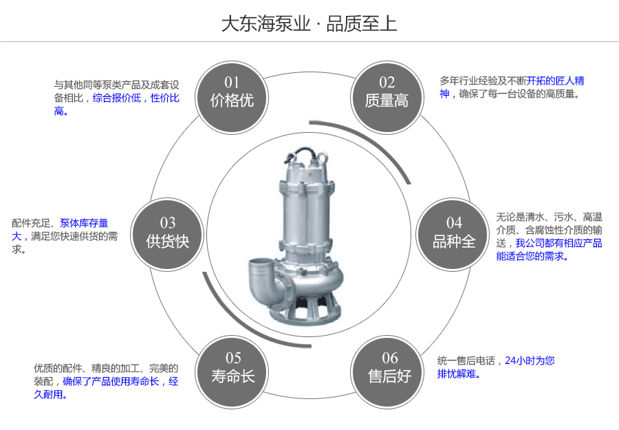 大東海泵業不銹鋼潛水泵質量保證圖