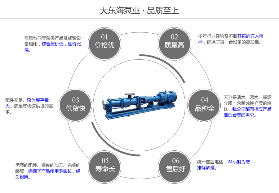 大東海泵業G型單螺桿泵質量保證圖